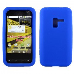 Samsung Attain 4G R920 Silicone Soft Case (Blue)